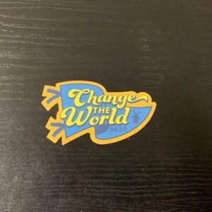 DUTCH BROS MAY 21 2025 CHANGE THE WORLD STICKER BONUS STICKER DAY